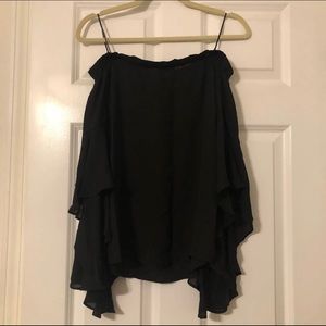 Black Off the Shoulder Top